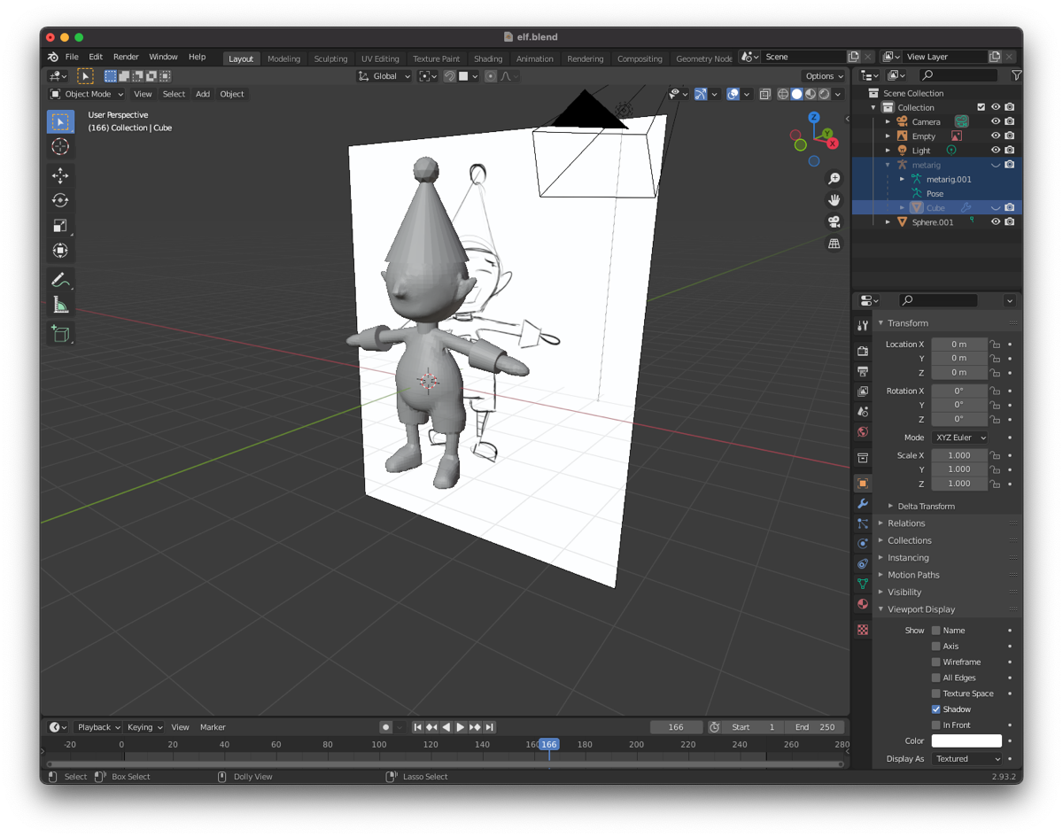 Sculpting and modeling in Blender
